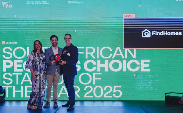 FindHomes wins People’s Choice at The South African Start Up Awards